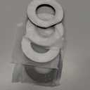 LumoLeaf Replacement Filters for 70oz/2L & 135oz/4L No Spill Dog Water Bowl  Coconut Activated Charcoal Filters, Pack of 4