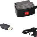 Universal OBD Power Cable for Dash Camera,24 Hours Surveillance/Acc Mode with Switch Button(Type-C Port)