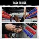 HORUSDY 8-Piece Magnetic Socket Organizer Set, Magnet Socket Holder, 1/4", 3/8", 1/2" Socket Holds 199 Pieces Magnetic Trays. (8-Piece Organizer Set)