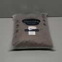 MooMee Bedding Duvet Cover Set 100% Washed Cotton Linen Like Textured Breathable Durable Soft Comfy (Cocoa Brown, Cal King)