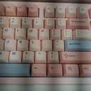 MechLands Aula S102 Membrane Gaming Keyboard with Number Pad, 100% Full Size Layout, USB-C Wired, RGB Backlit, Creamy Silicone Structure, Silent Keyboard for PC Game/Office (Pink)