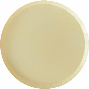 Jollity & Co Shade Dinner Plates - Lemon Yellow Paper Plates - Pack of 8 Cake Plates Disposable - Party Plates for Baby Showers, Anniversaries, Summer Parties, Birthday Decorations, and more