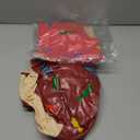 DMAR Donut Pool Float - Donut Tube & Ring for Beach & Pool (Set of 2 Pink & Brown 23.4in)