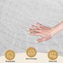 Electric Mattress Pad Queen 60"x80", 4 Heating Levels & 10H Auto Shut Off, Breathable, Diamond Pattern, Fitted Design, Machine Washable, White Diamond Printed Pattern