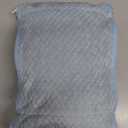 BEDELITE Travel Blanket with Bag, Ultra-Soft Jacquard Fleece Blanket with Luggage Sleeve & Backpack Clip, Airplane Blanket Travel Essentials, Blue (40"x65")