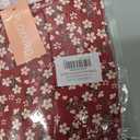 PLOKNRD Summer Dress Casual Beach Short Sleeve Fit T Shirt Sundresses Flowy Cover Ups, Red White Flower-XL