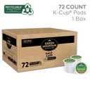 Green Mountain Coffee Roasters Half Caff Keurig Single-Serve K-Cup pods, Medium Roast Coffee, 72 Count (EXP 04/20/28)