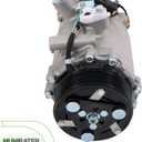 munirater A/C Compressor Replacement for TSX 2009 2010 2011 2012 2013 2014 Replacement for 38810RL5A02