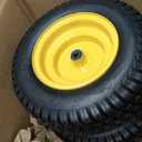 YITAMOTOR 16x6.50-8 Tubeless Lawn Mower Tires & Wheels Assemblies, 16x6.5-8 TL/Offset Hub