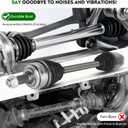 Front Right Passenger Side CV Axle Shaft Assembly Fits for Honda Odyssey 3.5L V6 Gas Model 2005-2010, for Ridgeline 2006-2014, Replace 60-4225