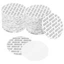 PATIKIL 50mm/1.97" Foam Lid Liner, 160Pcs Adhesive Round PS Pressure Sensitive Seals, Cap Liners Resistant Tamper for Plastic Glass Jar Bottle Cap Canning Vials Seals