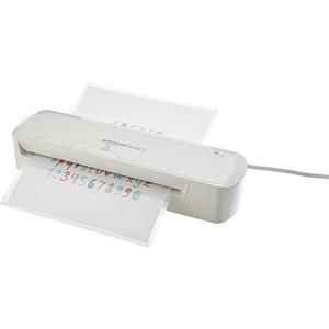 amazon Basics 9Inch Thermal Laminator Machine with Quick WarmUp, 2 Heat Settings, Jam Release for Documents and Photos, White
