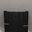 PASAMIC Adirondack Square Outdoor Side Table, HDPE Small Outdoor Table, Patio End Table for Patio, Pool, Backyard, Weather-Resistant, Easy Maintenance (Black) (Square 1-Tier)