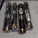 Cawiew 4 Pack Light up Sword Saber with FX Sound (on-Off Control) and Full Retractable Handle, 4 Colors LED Glow in The Dark Toy for Kids Adult