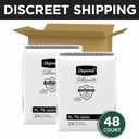 Depend Silhouette Adult Diapers, Incontinence & Postpartum Bladder Leak Underwear for Women, Maximum Absorbency, Extra Large, Black, 24 Count