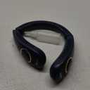 Neck Fans Portable Rechargeable-Foldaway Neck Fan with Mist,Personal Fan for Neck Wearable Hanging around,Cordless Neck Coolers for Female Male Kids Dad Mom Extremely Hot Weather Indoor Outdoor Blue