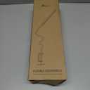 LED Desk Lamp with Clamp, Clamp Light with Adjustable Color Modes, Clip on Light with Long Flexible Gooseneck, Eye Care Lamp Clamp for Study, Work, Home, Office, Black, 12W