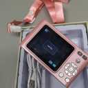 Digital Camera, 44MP Full HD 1080P Point and Shoot Camera with 64GB Card, Anti Shake 16X Zoom Compact Volg Cameras, Portable Small Digicam Gift for Kids, Ages Teen Girl Boy - Pink