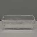 Frcctre 2 Pack Acrylic Display Risers, 5mm Thick Clear Small Display Risers Stand Acrylic Showcase Fixtures Shelf for Dessert Cupcake Figures Toys Cosmetics Perfume-12"x5"x3.3"