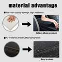 Center Console Armrest Cover Compatible with Honda Prologue EV 2024 2025 2026 Black Leather Middle Armrest Box Cover Arm Rest Lid Pad Protector Interior Accessories(Orange Stitches)