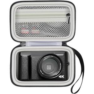 Grapsa Digital Camera Case Compatible with Duluvulu for Oiadek for Zostuic for TEBNGIHNM for Canon G7 X Mark III/II 4K Vlogging Camera. Storage Holder Bag for Canon PowerShot (Box Only) - Grey Inner