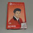 fun shack 50's Men's Black Wig with Sideburns, 1950s Costume Wig for Men, Retro Black Wig for Boys, One Size