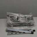 HapiRm 4 Tier Over the Door Shower Caddy, Hanging Shower Caddy with 22 Hooks and 2 Toothbrush Holders, No Drilling Adjustable Hanging Bathroom Organizer - Black