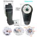 2PCS Kids Ride On Car Gearbox 12V RS550 40000RPM High-Speed Motor Gearbox for Power Wheels Kid's Ride on Toys,High Torque Motor for Kid's Electric Vehicle Replace Parts,2 Free Coupler