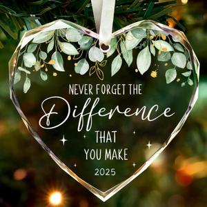 Thank You Gifts for Women, Coworkers, Boss Manager, Teacher Nurse, Mom, Friends - Thank You Appreciation Christmas Ornaments (2025)