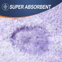 OLANLY Bathroom Rugs Mat 30x20, Extra Soft Absorbent Microfiber Bath Rugs, Rubber Backing, Quick Dry, Machine Washable Bath Mat for Bathroom Floor, Tub and Shower, Home Decor Accessories, Light Purple