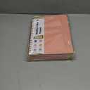 4 x 2026 Planner, Hardcover Leather Weekly and Monthly Planner, January 2026 - December 2026, Spiral Yearly Agenda Organizer Book 2026 with Tabs, Daily Calendar Planners for School Work Home, A4 (8.5" x 11"), Pink