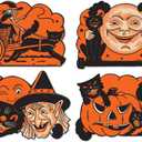3 x Beistle Halloween Cutouts 9"