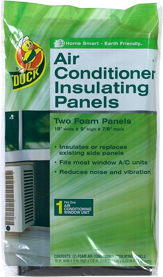 Duck Brand Air Conditioner Foam Insulating Panels, 18-Inch x 9-Inch x 7/8-Inch Each, 1286294