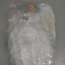 Kurt Adler 10-Light 9-Inch White Angel Treetop