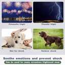 Dog Anxiety Shirt, Dogs Jacket for Thunder, Anxiety Vest for Dogs, Anxietys Calming Vest Jacket for Boy Pet Body and Ear(Navy Blue, XL)