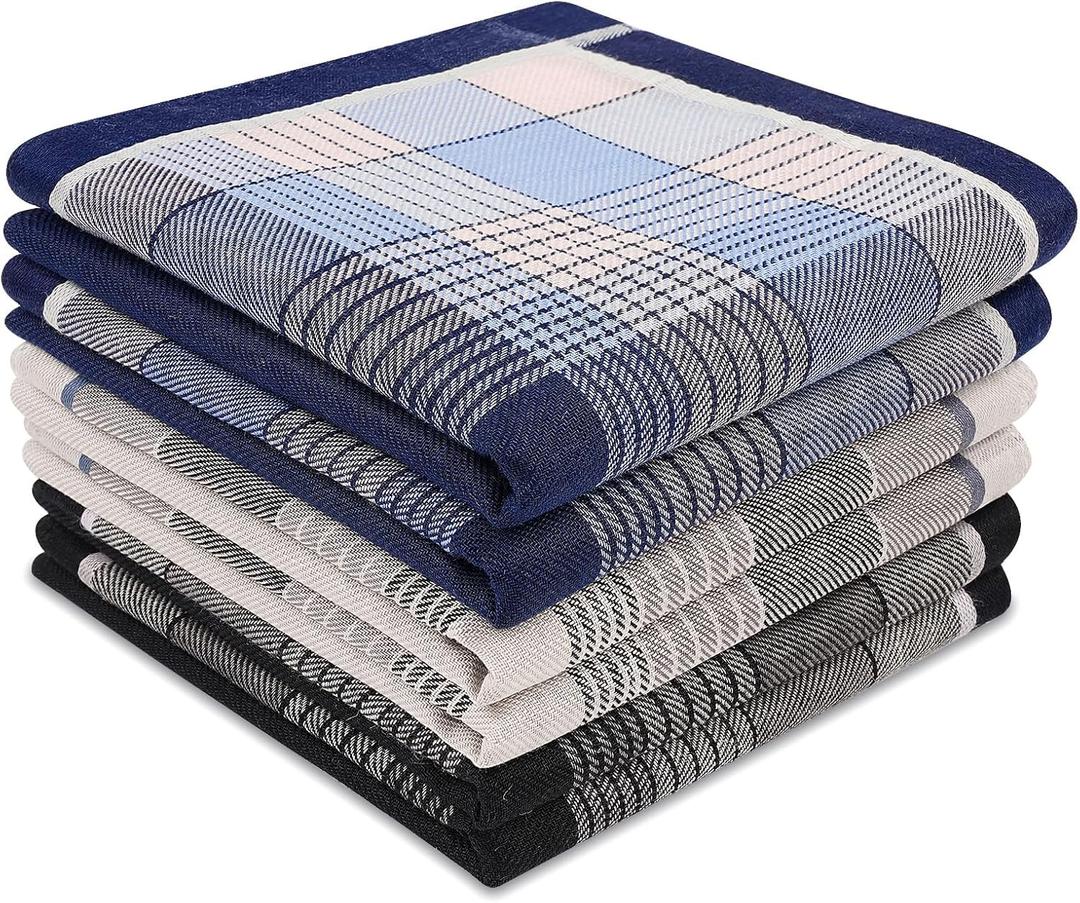 Selected Hanky 100% Cotton Handkerchiefs for Men