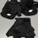 wegreeco Dog Diapers Female (3 Pack), Highly Absorbent Dog Diapers for Female Dogs, Washable in Heat, Incontinence, or Excitable Urination (Black, Medium)