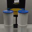 AQUALTRA Spa Filter Compatible with PRB25-IN, C-4326, FC-2375, FC-2370, 3005845, 17-2327, 100586, 33521, 25392, 817-2500, Guardian 413-106, 13 5/16" x 5" Drop in Hot Tub Filter 2 Pack
