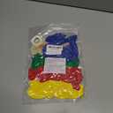 Red Yellow Blue Green Balloons, 60pcs 12 Inch Latex BaIloons Colourful Confetti BaIloons for Baby Shower Carnival Circus Birthday Party Decorations