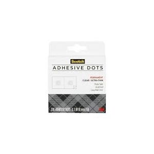 3M Scotch Adhesive DOTS 010-200UT-CFT, Clear (00051141920177) (36/Each)