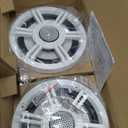 6.5" 800W Marine Speakers, IP-X6 Waterproof Boat Stereo Speakers with LED Lights, 2-Way Coaxial Audio, Y35 Woofer, UV & Salt Spray Resistant (Pair, White)