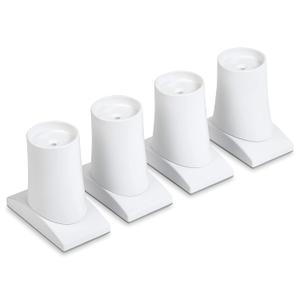 Wall Nanny Extender - 6 Inch Baby Gate Extension Guard (3 Inches per Side) Extends Pressure Mounted Gates + Protects Walls + Stabilizes Gate - for Child, Pet & Dog Gates - Protector Works on Stairs (White)