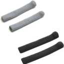 Kmise Soft Knitting Cotton Glasses Ear Cushion, 2 Pairs Eyeglasses Temple Tips Sleeve, Non-Slip Comfortable Elastic For Spectacle Sunglasses Reading Glasses Eyewear,Glasse Grips, anti slip