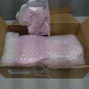 Wesiti 8 Pcs Vintage Handheld Mirrors Embossed Flower Princess Mirror with Bow Makeup Cosmetic Glass with Handle for Wedding Party Favors(Pink)