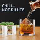 Large Ice Cube Tray for Whiskey: FDDBI Silicone Ice Cube Trays with Lid - 2Pack Big Square Old Fashioned Ice Cube Maker for Cocktail - 2inch Huge Cubed Ice Trays for Whisky