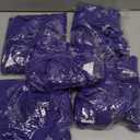 Peomeise Stretch Spandex Folding Chair Cover for Wedding Party Dining Banquet Event (Purple,6pcs)