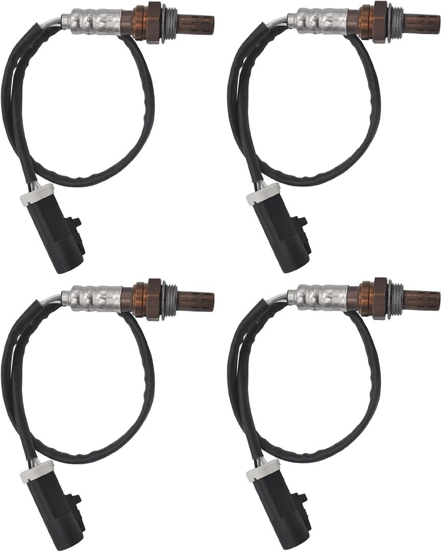 Oxygen O2 Sensor Upstream & Downstream 4pcs Compatible with Ford Jaguar Lincoln Mazda Mercury 15716 15717 15718 15719