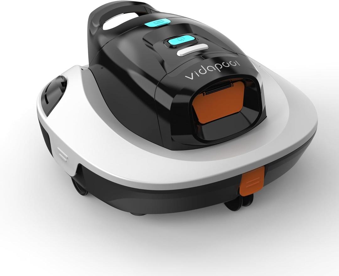 Portable Robotic Pool Cleaner, Easy One-Touch Operation