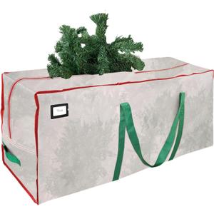 Cosy Family 7.5 ft Christmas Tree Storage Bag - Durable Heavy Duty Extra Large Artificial Xmas Holiday Tree Bag with Reinforced Handles and Dual Zippers Wide Opening - Clear