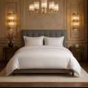 CharlottelyHues 3 Piece Duvet Set 1000 Thread Count 100% Egyptian Cotton Breathable Soft Duvet Cover Set With Zipper & Corner Ties Quilt Cover Sateen Weave Durable Duvet - King/Cal King (Bright White)